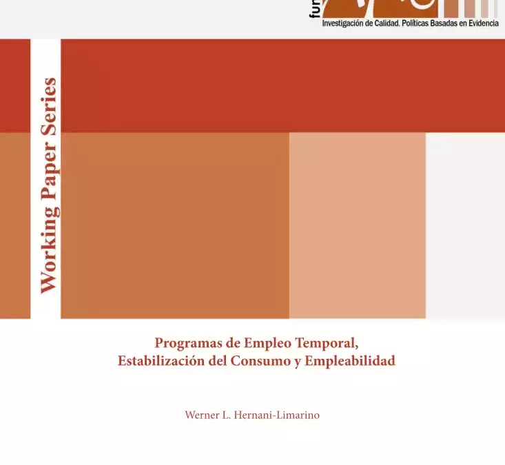 Temporary employment program, stabilization of consumption and employability