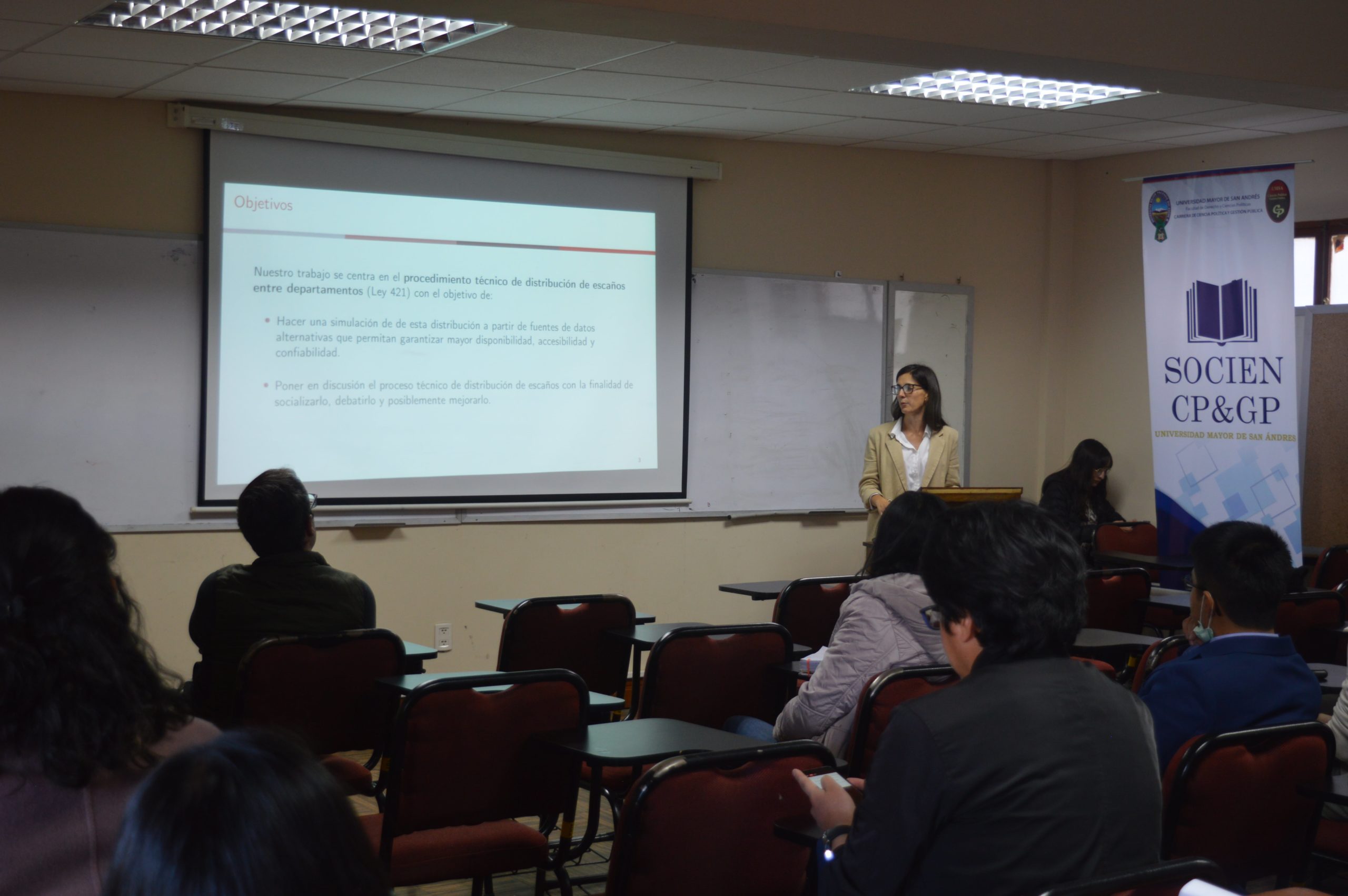 3rd Applied Research Workshop “Changes in population and distribution of seats in the Lower Chamber in Bolivia”.