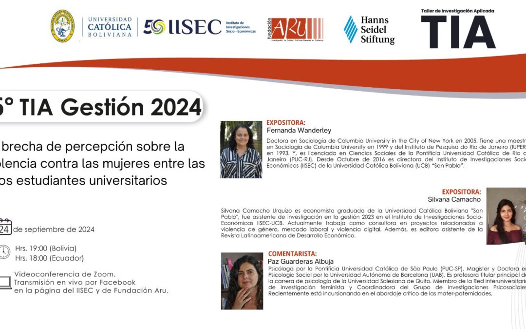 7° Taller de Investigación Aplicada (TIA) 2024
