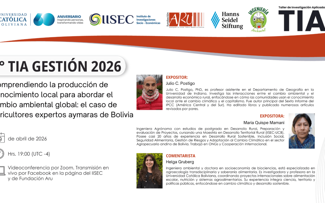 2° Taller de Investigación Aplicada (TIA) 2026